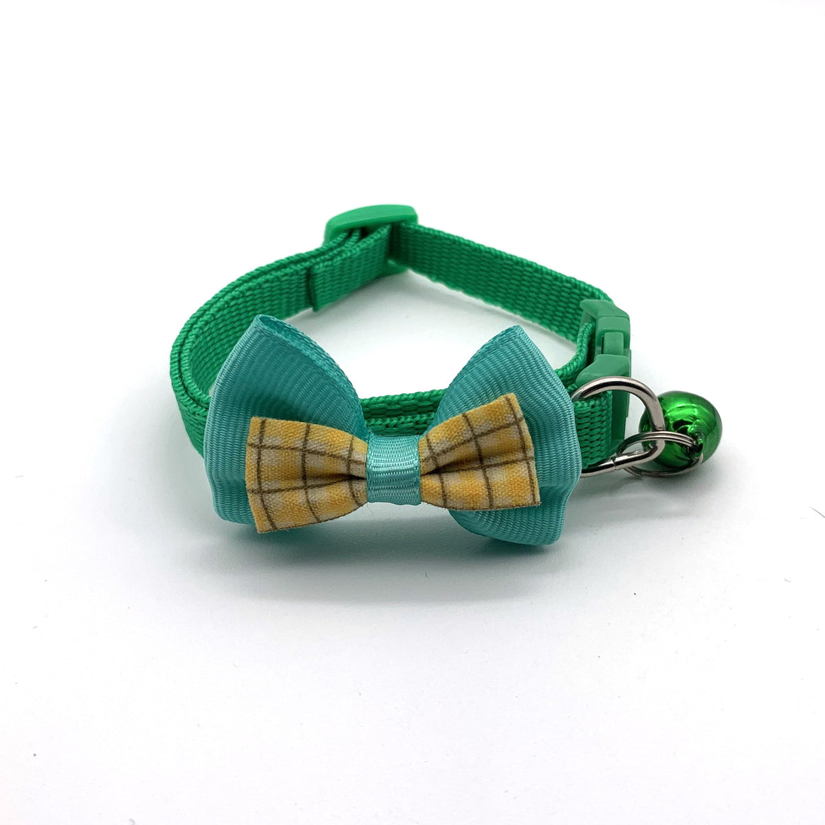 Pet Plaid Bow Collar