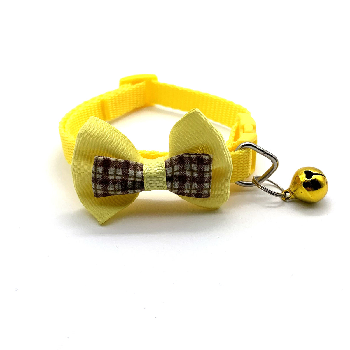 Pet Plaid Bow Collar