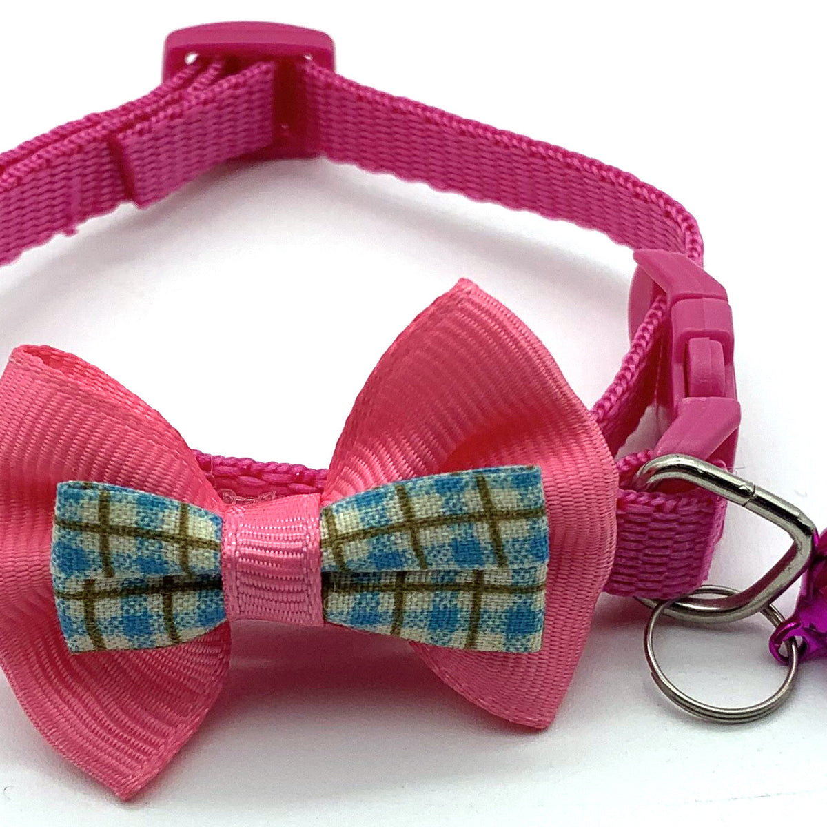 Pet Plaid Bow Collar